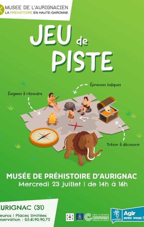 Jeu de Piste au musée de Préhistoire d'Aurignac | Mercredi 23 juillet - 14h>16h