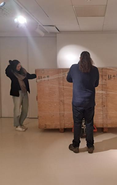 Exposition temporaire en préparation