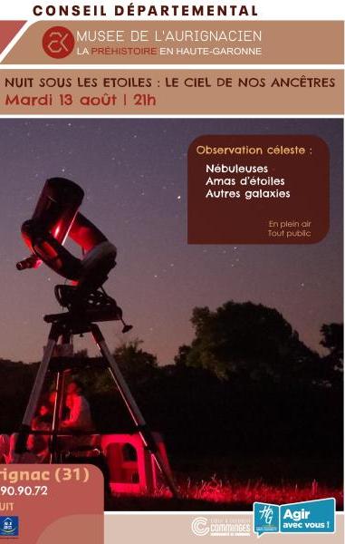 Nuit des étoiles au Musée de l'Aurignacien