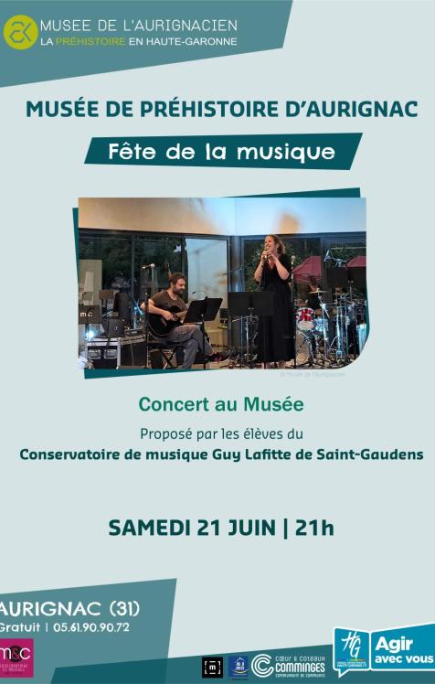 Fête de la musique au Musée de l'Aurignacien | Samedi 21 juin à 21h