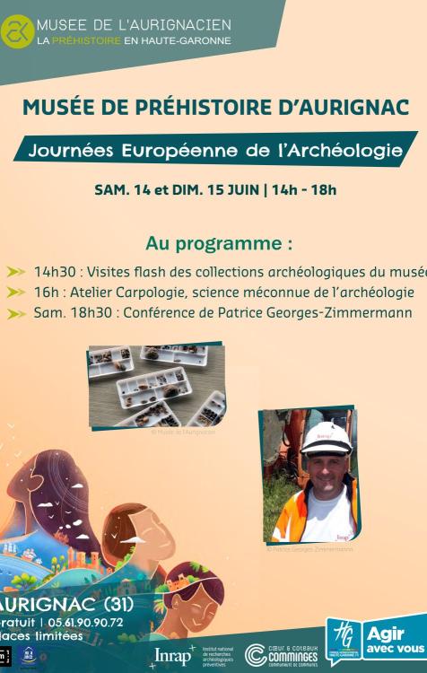 Journées européennes de l’archéologie | Sam. 14 et dim. 15 juin